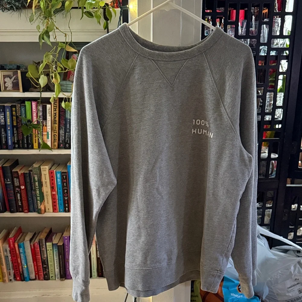 Everlane Gray Women's Sweater (100% cotton) - Picture 2 of 4